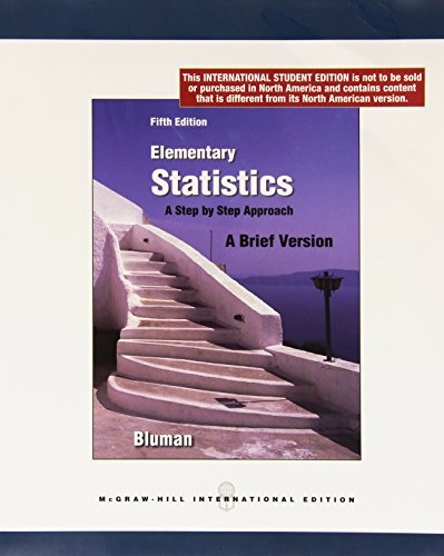 Elementary Statistics: A Brief Version (9780071220446) by Allan G. Bluman
