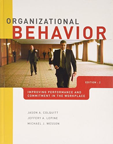 Imagen de archivo de Organizational Behavior: mproving Performance and Commitment in the Workplace a la venta por Jenson Books Inc
