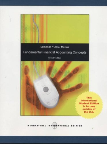 Imagen de archivo de Fundamental Financial Accounting Concepts a la venta por Phatpocket Limited