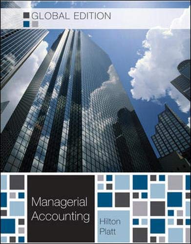 Stock image for (ISE) MANAGERIAL ACCOUNTING - GLOBAL EDITION for sale by Basi6 International