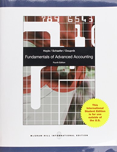 9780071220880: Fundamentals of Advanced Accounting [May 16, 2010] Hoyle, Joe Ben; Schaefer, Thomas and Doupnik, Timothy S.