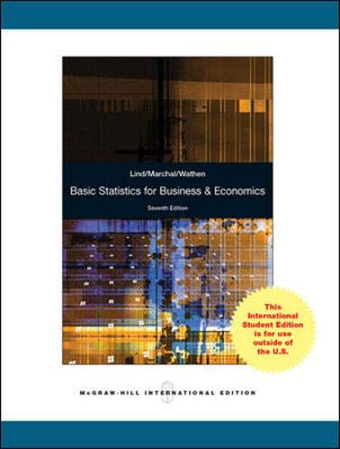 Basic Statistics for Business & Economics (9780071220996) by Douglas A. Lind