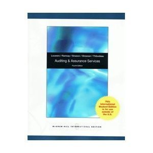 Study Guide to accompany Auditing & Assurance Services (9780071221016) by Ramsay Louwers