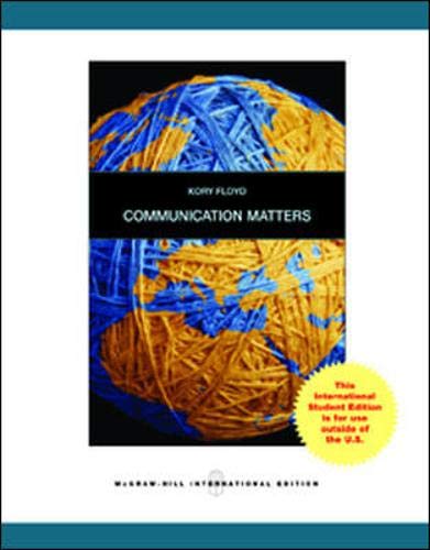 9780071221498: Communication Matters