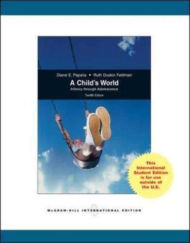 9780071221634: A Child's World: Infancy Through Adolescence