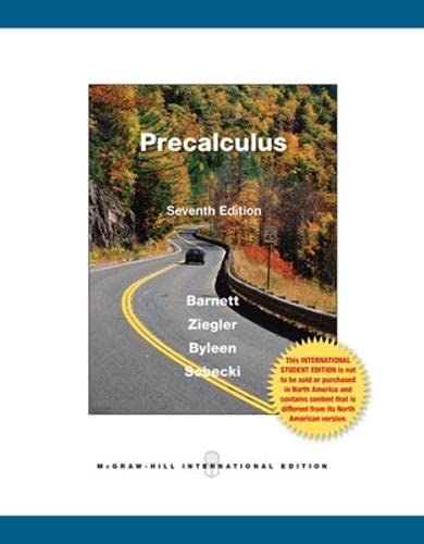 9780071221764: Precalculus (COLLEGE IE OVERRUNS)