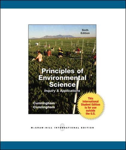 Stock image for Principles of Environmental Science: Inquiry & Applications for sale by BooksRun