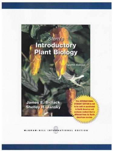 Imagen de archivo de Sterns Introductory Plant Biology a la venta por KuleliBooks