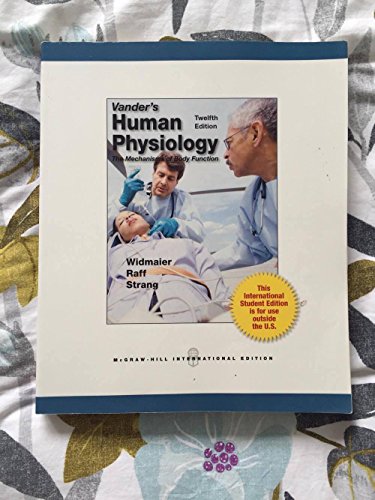 Beispielbild fr Vander's Human Physiology: The Mechanisms of Body Function zum Verkauf von WorldofBooks