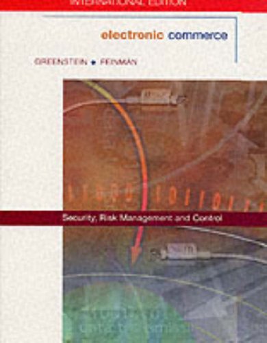 Beispielbild fr Electronic Commerce: Security Risk Management and Control zum Verkauf von Anybook.com