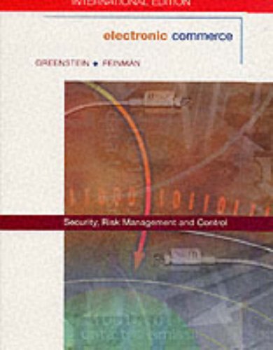 Stock image for Electronic Commerce: Security Risk Management and Control for sale by Anybook.com