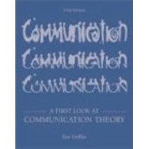 A first Look At Communication (9780071231176) by Unknown Author