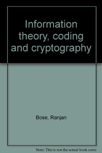 9780071231336: Information theory, coding and cryptography
