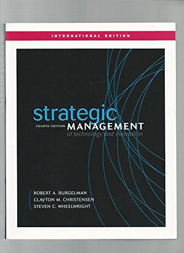 9780071232302: Strategic Management of Technology and Innovation