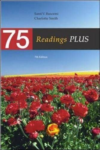 Imagen de archivo de 75 Readings Plus a la venta por Books Puddle