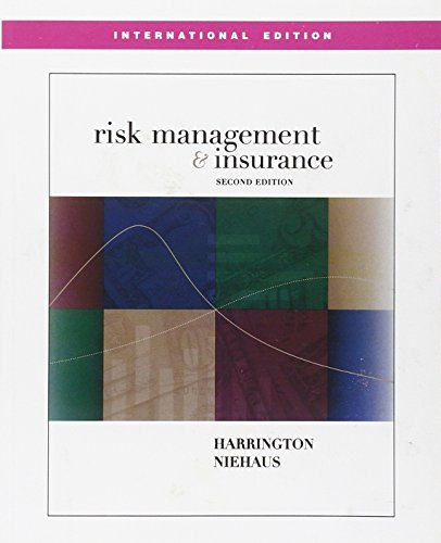 Imagen de archivo de Risk Management and Insurance (Int'l Ed) a la venta por WorldofBooks