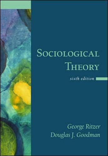 Stock image for Sociological Theory for sale by AwesomeBooks