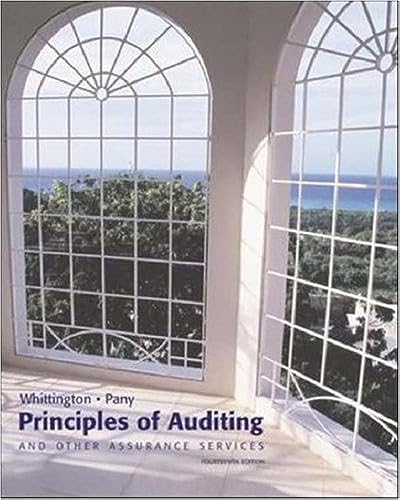 Beispielbild fr Principles of Auditing and Other Assurance Services zum Verkauf von Majestic Books