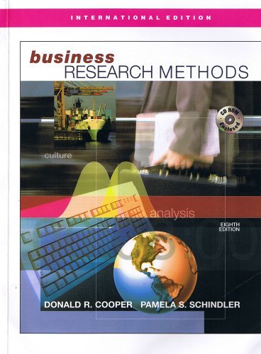 9780071233125: Business Research Methods - International Edition