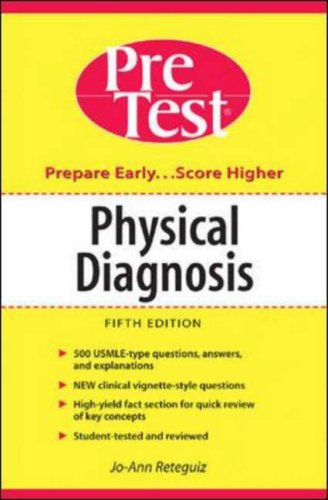 Beispielbild fr Physical Diagnosis: PreTest Self-Assessment and Review zum Verkauf von AwesomeBooks