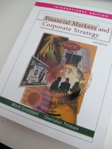 9780071236867: Financial Markets & Corporate Strategy