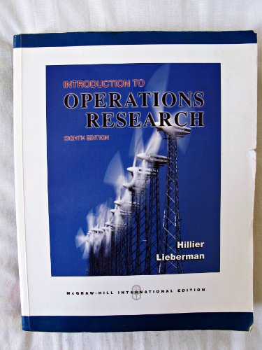 9780071238281: Introduction to Operations Research with CD-Rom.: Eight edition