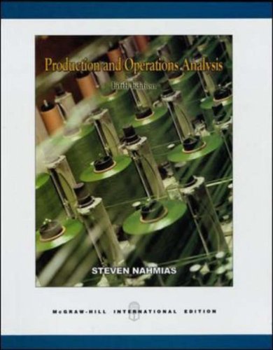 9780071238373: Production and Operations Analysis
