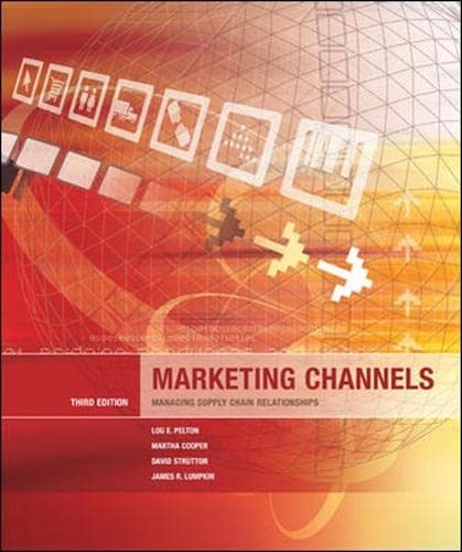 9780071238397: Marketing Channels: Managing Supply Chain Relationships