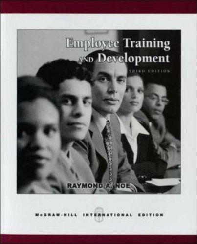 Beispielbild fr Employee Training and Development zum Verkauf von Books Puddle