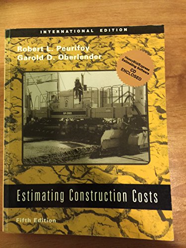 Stock image for Estimating Construction Costs for sale by Better World Books Ltd