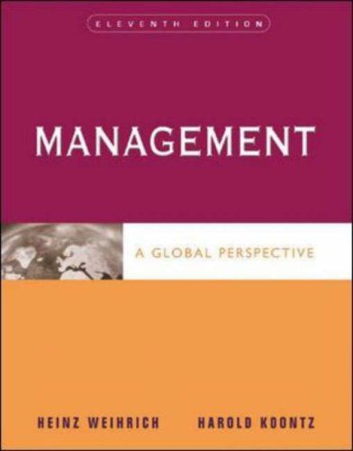Beispielbild fr Management: A Global Perspective zum Verkauf von Anybook.com