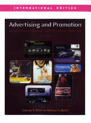 Imagen de archivo de Advertising and Promotion: An Integrated Marketing Communications Perspective a la venta por WorldofBooks