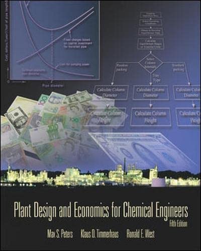 Imagen de archivo de Plant Design and Economics for Chemical Engineers (McGraw-Hill Chemical Engineering) a la venta por ZBK Books