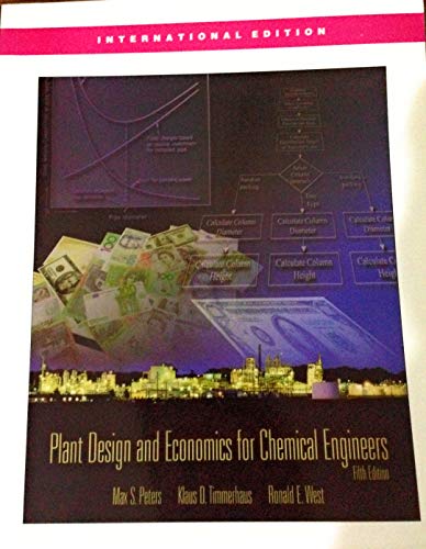 Stock image for plant design and economics for chemical engineers for sale by ben's books