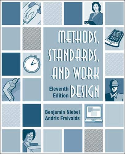 Imagen de archivo de Methods, Standards, and Work Design a la venta por Majestic Books