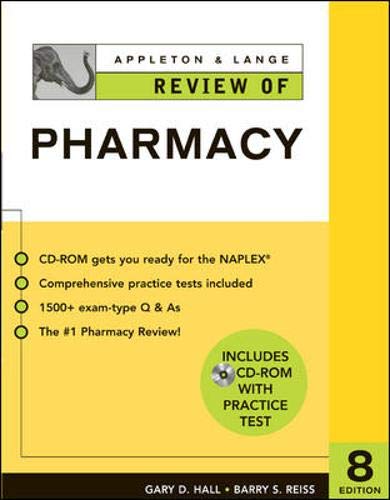 Appleton and Lange Review of Pharmacy (9780071241915) by Gary; Reiss Barry Hall