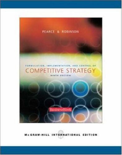 Stock image for Formulation, Implementation and Control of Competitive Strategy: With Powerweb, Olc and Business Week Card for sale by HPB-Red