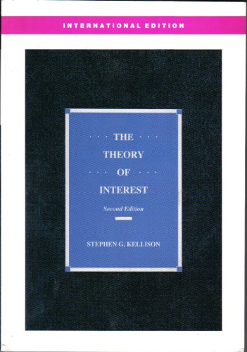 9780071243261: Theory of Interest, 2e