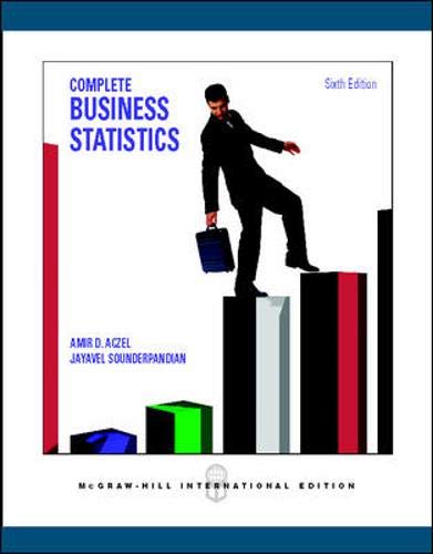9780071244169: Complete Business Statistics with Student CD
