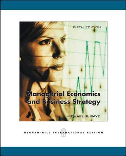 Imagen de archivo de Managerial Economics and Business Strategy a la venta por ThriftBooks-Dallas