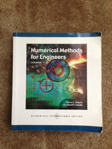 Numerical Methods for Engineers (9780071244299) by Steven C. Chapra