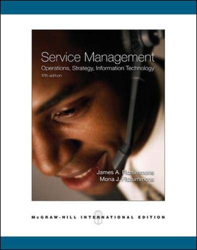 Beispielbild fr Service Management: Operations, Strategy, Information Technology zum Verkauf von Anybook.com