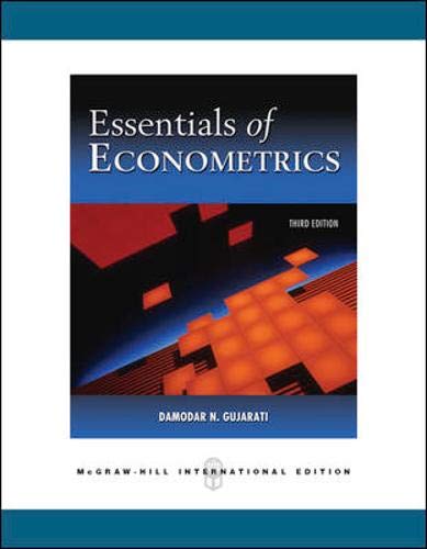 9780071244480: Essentials of Econometrics