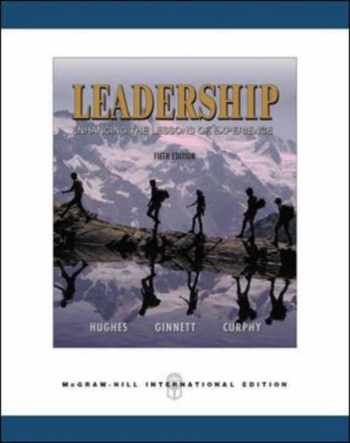 9780071244534: Leadership: The Art of Experience