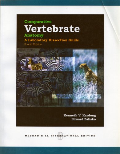 9780071244565: Comparative Vertebrate Anatomy: A Laboratory Dissection Guide