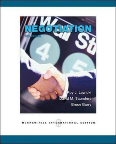 Stock image for Negotiation for sale by Better World Books Ltd