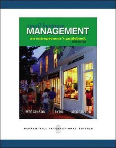 9780071244640: Small Business Management: An Entrepreneur's Guidebook
