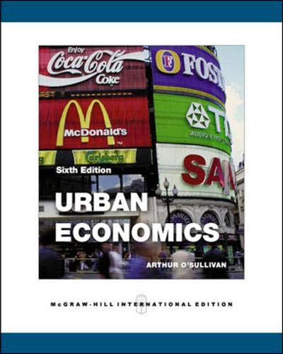 Stock image for Urban Economics for sale by Better World Books Ltd