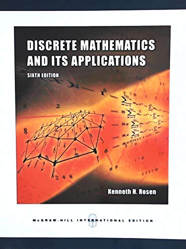 Stock image for Discrete Mathematics and Its Applications International Version for sale by Ergodebooks