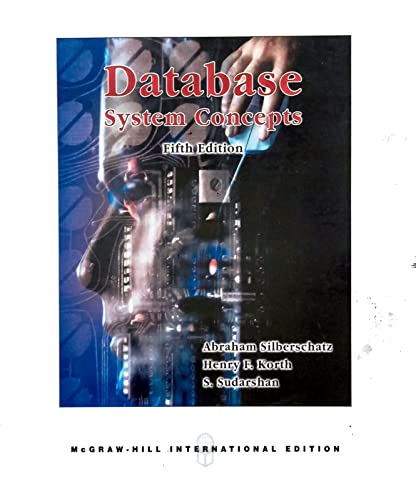 Beispielbild fr Database System Concepts zum Verkauf von Better World Books Ltd